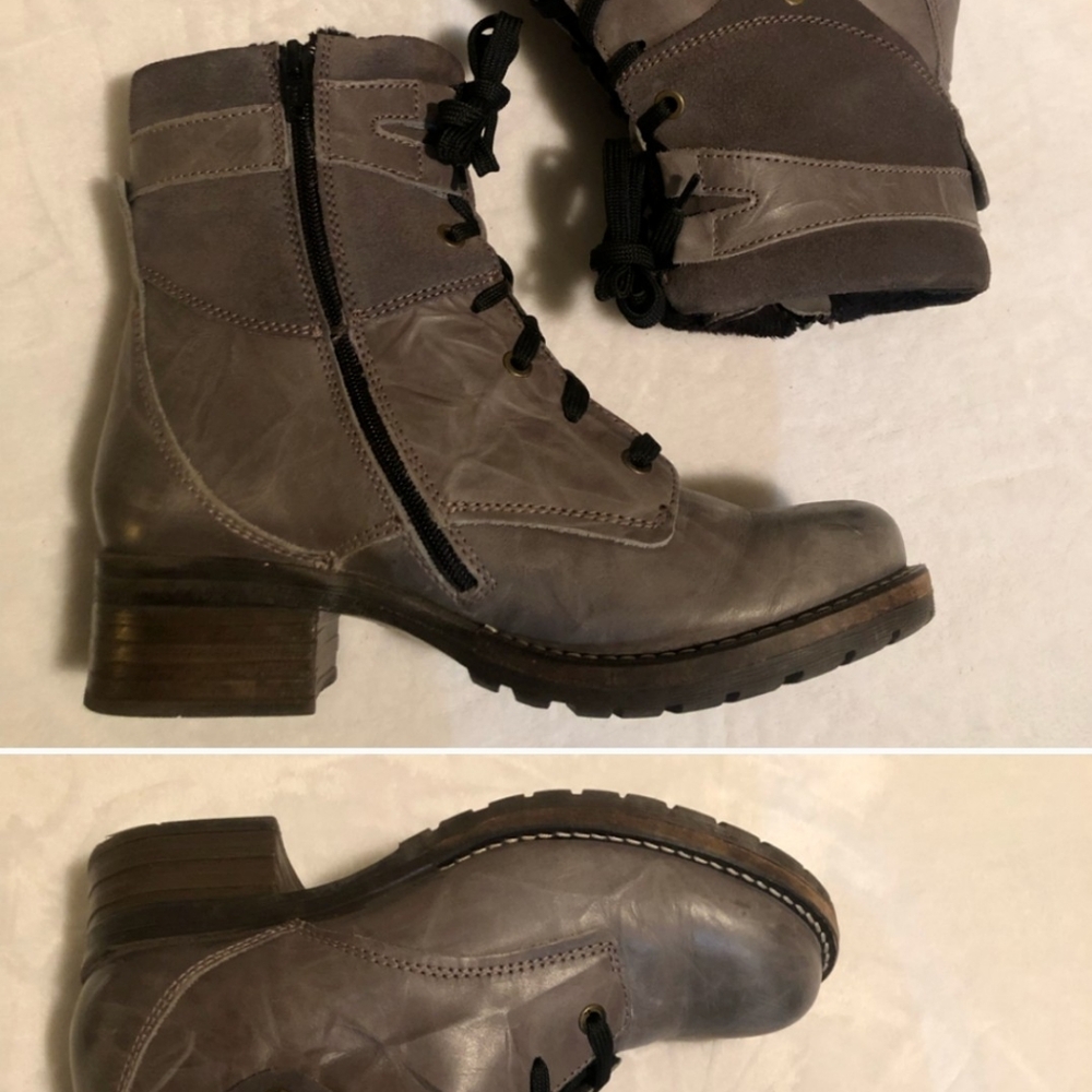 Dromedaris Kara Boots In Slate Gray • EU Size 38